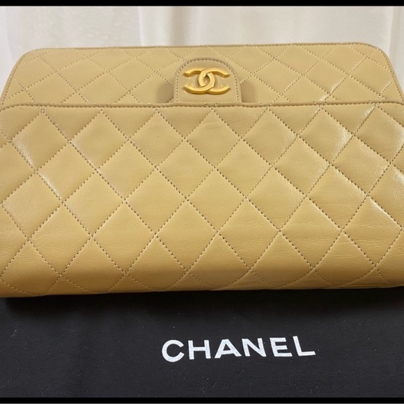Classic Chanel CC Quilted Lambskin Shoulder bag EXCELLENT CONDITION - Picture 7 of 10